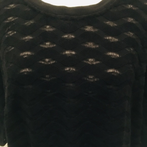 Peruvian Connection Black Knit Batwing Sweater XL - Picture 3 of 6
